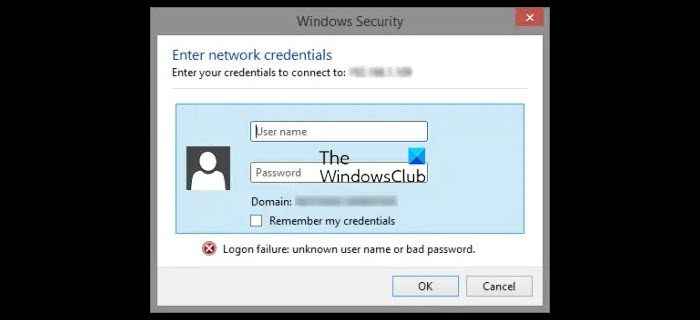آموزش رفع خطای Logon failure: Unknown user name or bad password در رایانه‌های اشتراکی و شبکه
